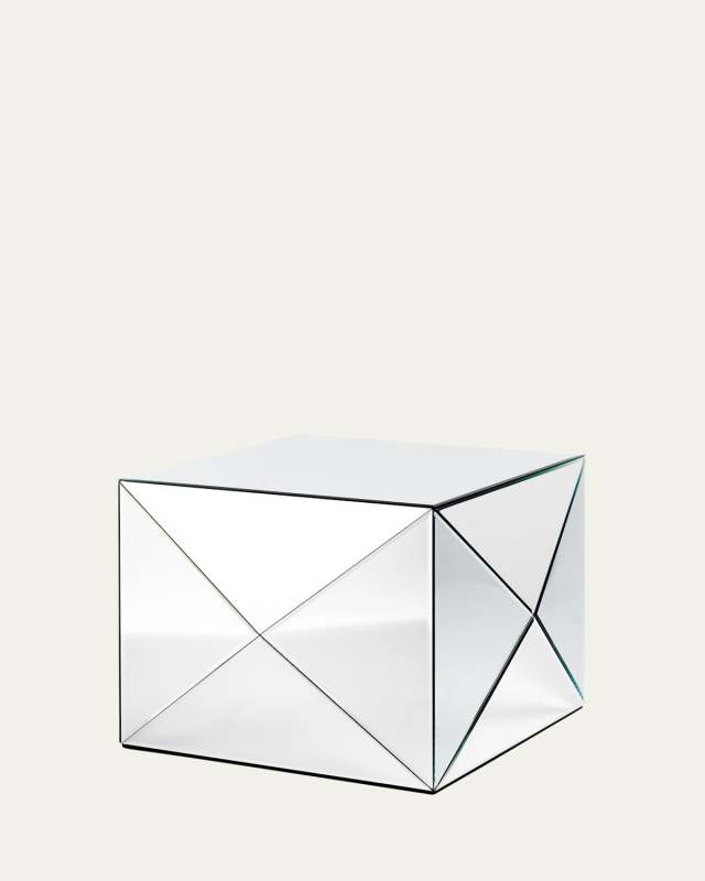 Envelope Mirror Table, Small